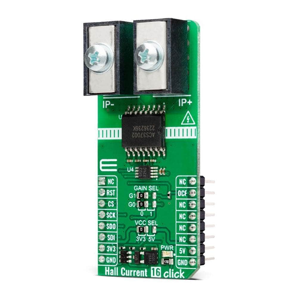 Mikroelektronika d.o.o. MIKROE-5784 Hall Current 16 Click Board - The Debug Store UK