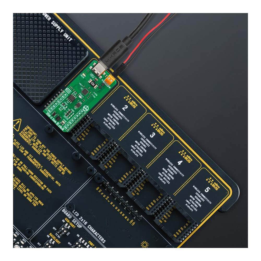 Mikroelektronika d.o.o. MIKROE-5791 USB-C Sink 3 Click Board™ - The Debug Store UK