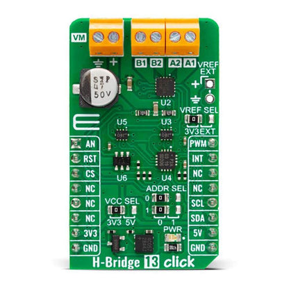 Mikroelektronika d.o.o. MIKROE-5795 H-Bridge 13 Click Board - The Debug Store UK
