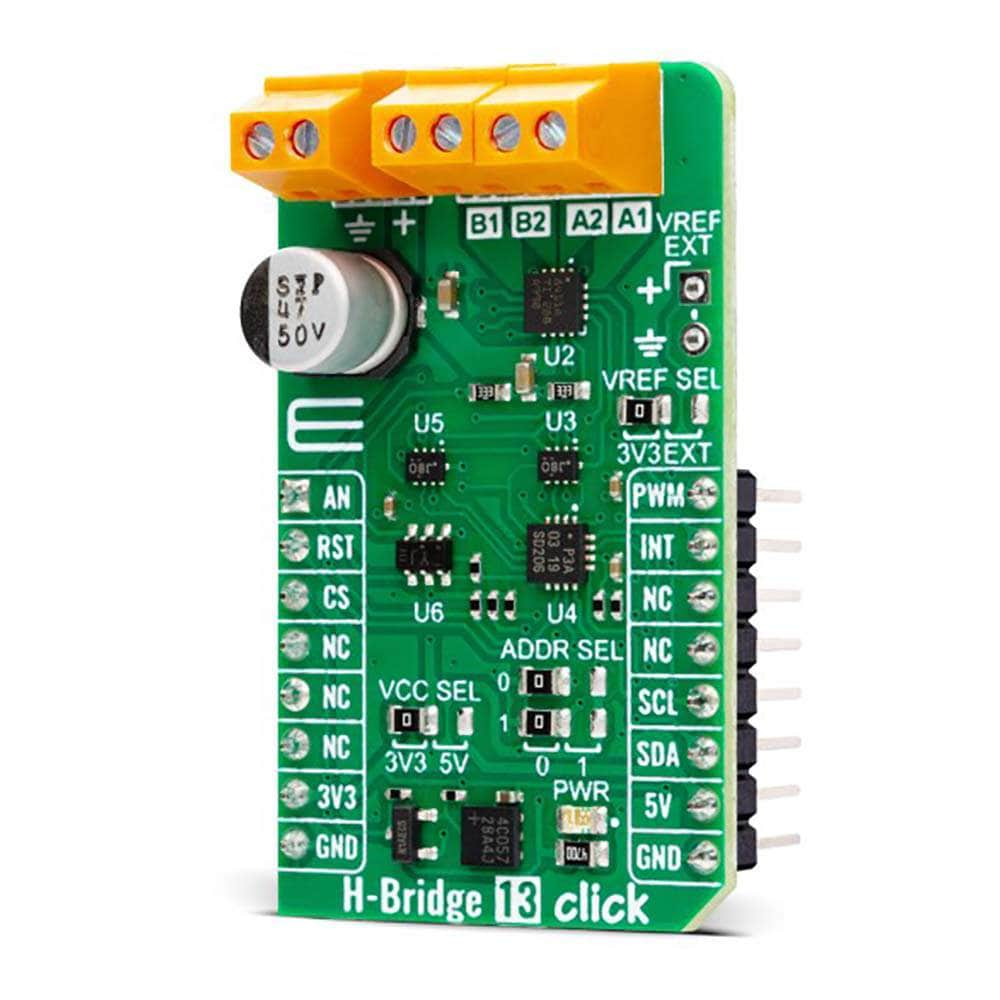 Mikroelektronika d.o.o. MIKROE-5795 H-Bridge 13 Click Board - The Debug Store UK