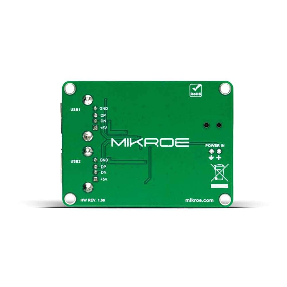 Mikroelektronika d.o.o. MIKROE-5799 Dual Smart USB Charger - The Debug Store UK