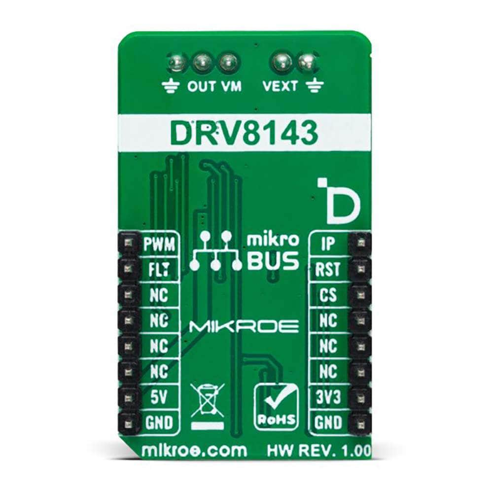 Mikroelektronika d.o.o. MIKROE-5806 DC Motor 27 Click Board - The Debug Store UK