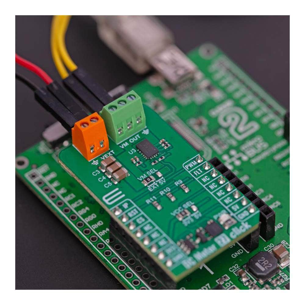 Mikroelektronika d.o.o. MIKROE-5806 DC Motor 27 Click Board - The Debug Store UK