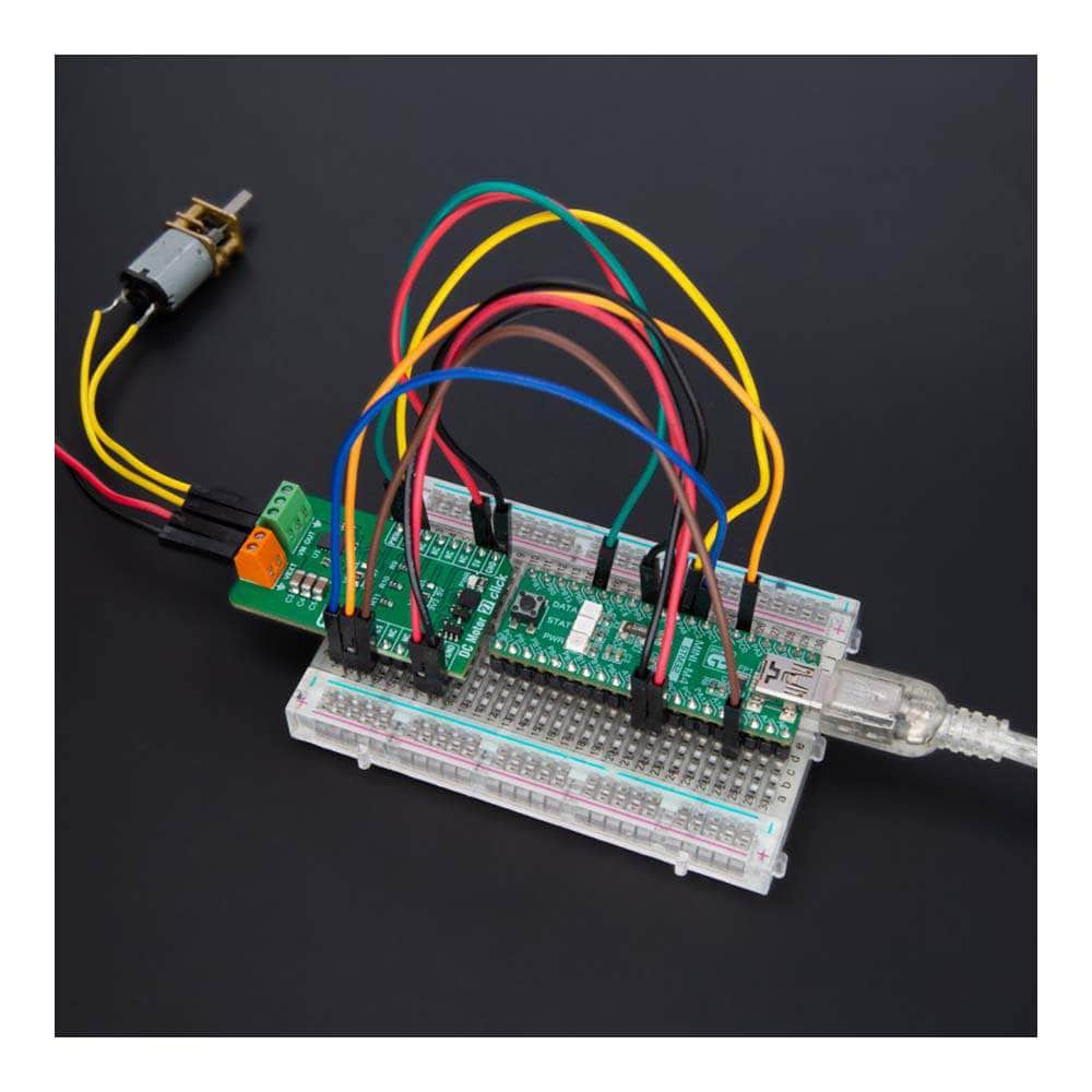 Mikroelektronika d.o.o. MIKROE-5806 DC Motor 27 Click Board - The Debug Store UK