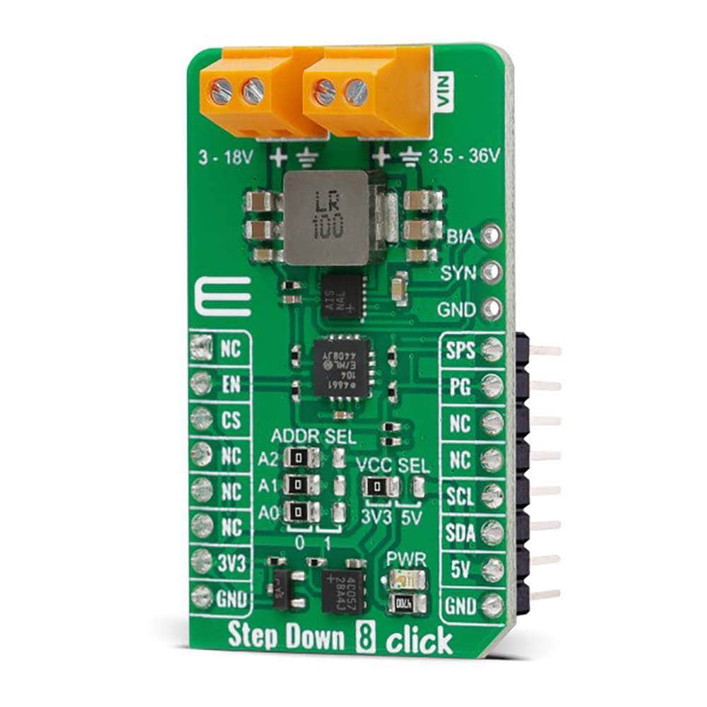 Mikroelektronika d.o.o. MIKROE-5813 Step Down 8 Click Board™ - The Debug Store UK