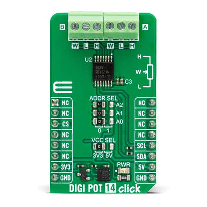 Mikroelektronika d.o.o. MIKROE-5814 DIGI POT 14 Click Board™ - The Debug Store UK