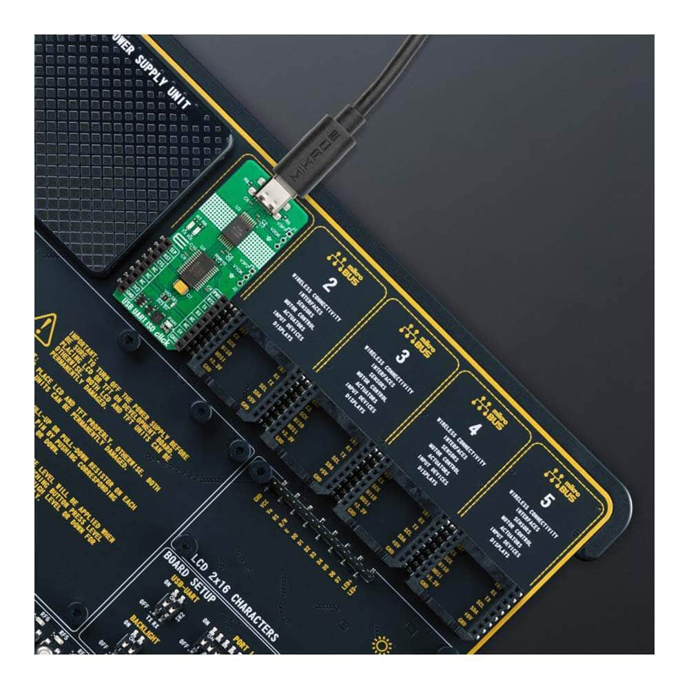 Mikroelektronika d.o.o. MIKROE-5815 USB UART ISO Click Board™ - The Debug Store UK