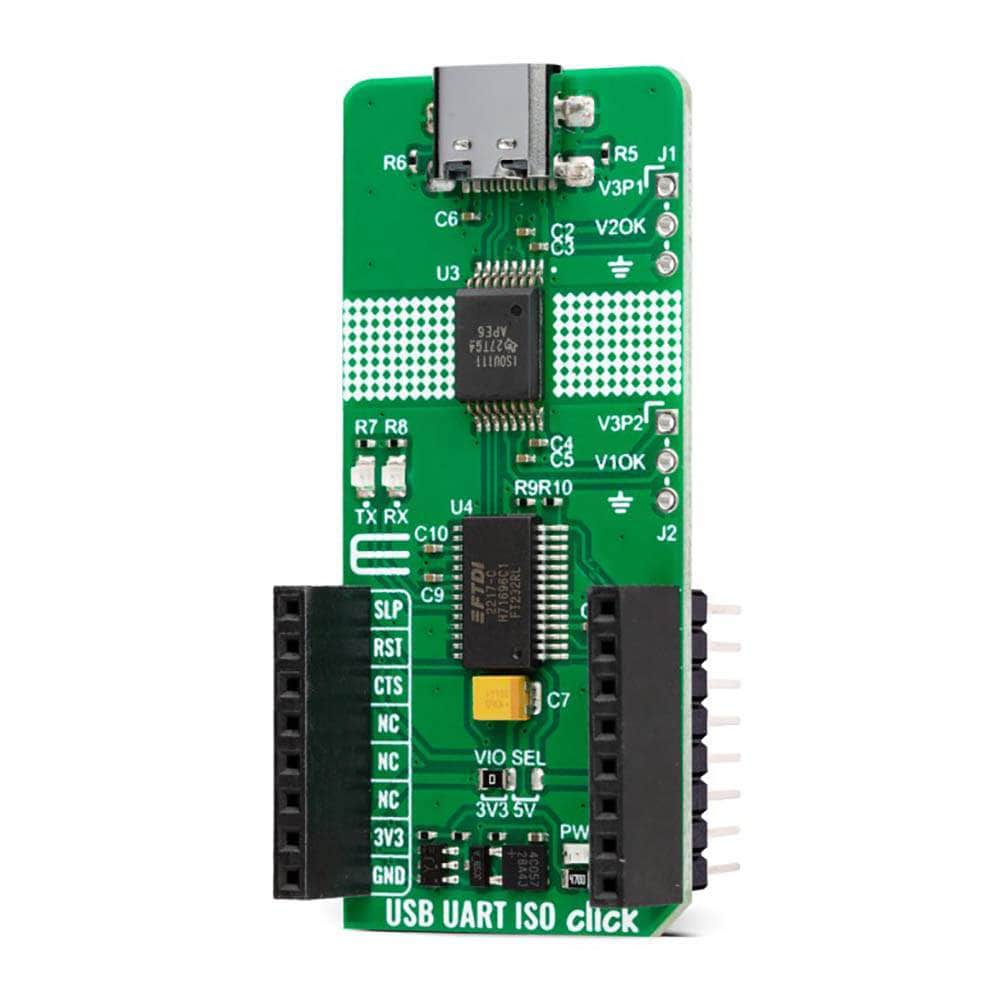 Mikroelektronika d.o.o. MIKROE-5815 USB UART ISO Click Board™ - The Debug Store UK