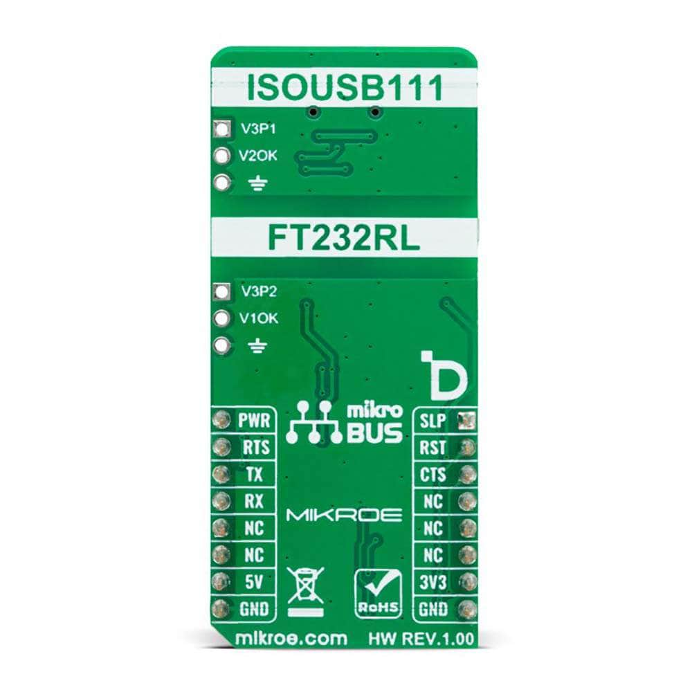 Mikroelektronika d.o.o. MIKROE-5815 USB UART ISO Click Board™ - The Debug Store UK