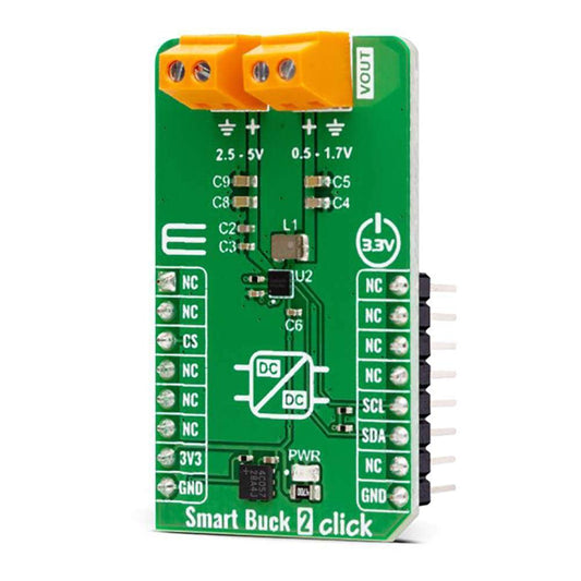 Mikroelektronika d.o.o. MIKROE-5871 Smart Buck 2 Click Board - The Debug Store UK