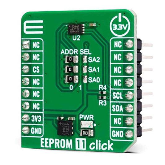 Mikroelektronika d.o.o. MIKROE-5889 EEPROM 11 Click Board™ - The Debug Store UK