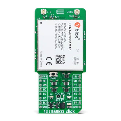 Mikroelektronika d.o.o. MIKROE-5890 4G LTE&GNSS Click Board - The Debug Store UK