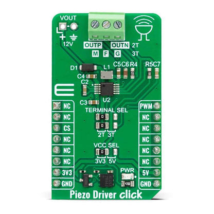 Mikroelektronika d.o.o. MIKROE-5896 Piezo Driver Click Board - The Debug Store UK
