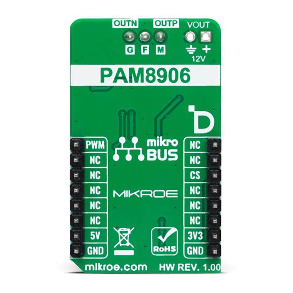 Mikroelektronika d.o.o. MIKROE-5896 Piezo Driver Click Board - The Debug Store UK