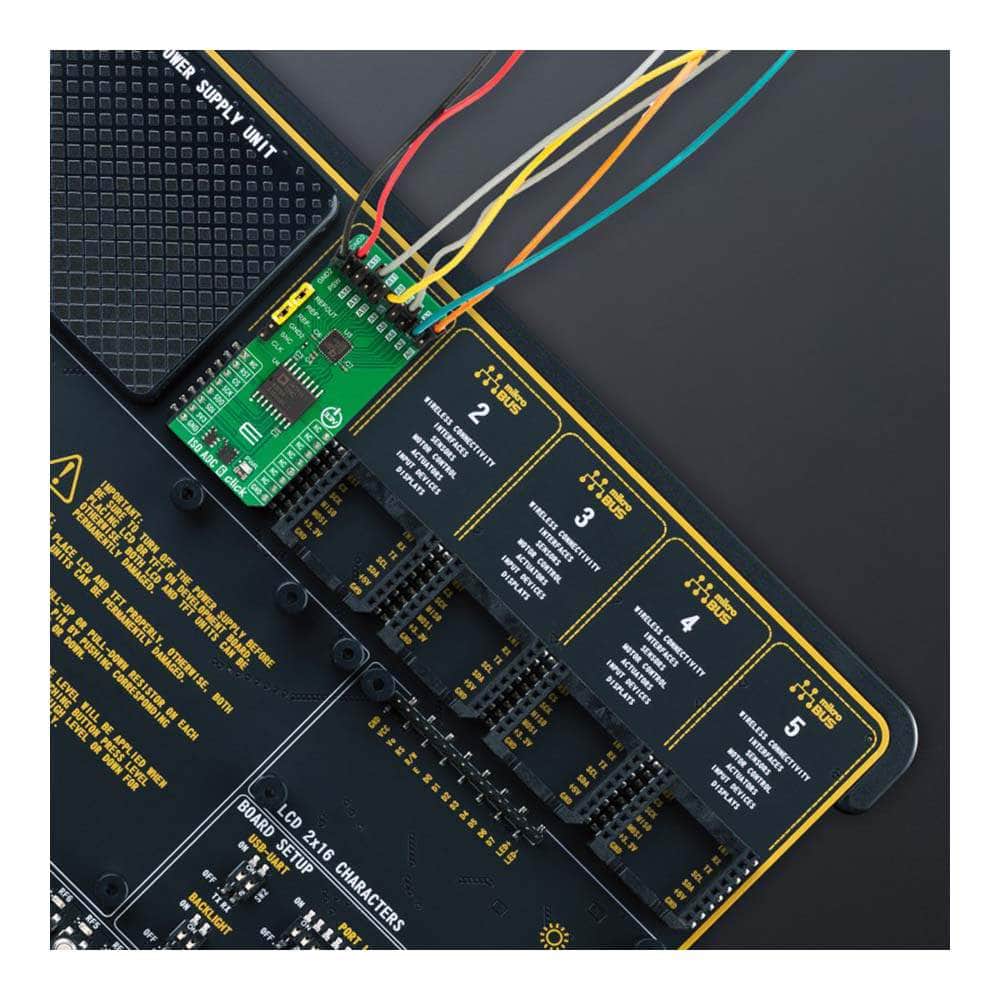 Mikroelektronika d.o.o. MIKROE-5901 ISO ADC 6 Click Board - The Debug Store UK