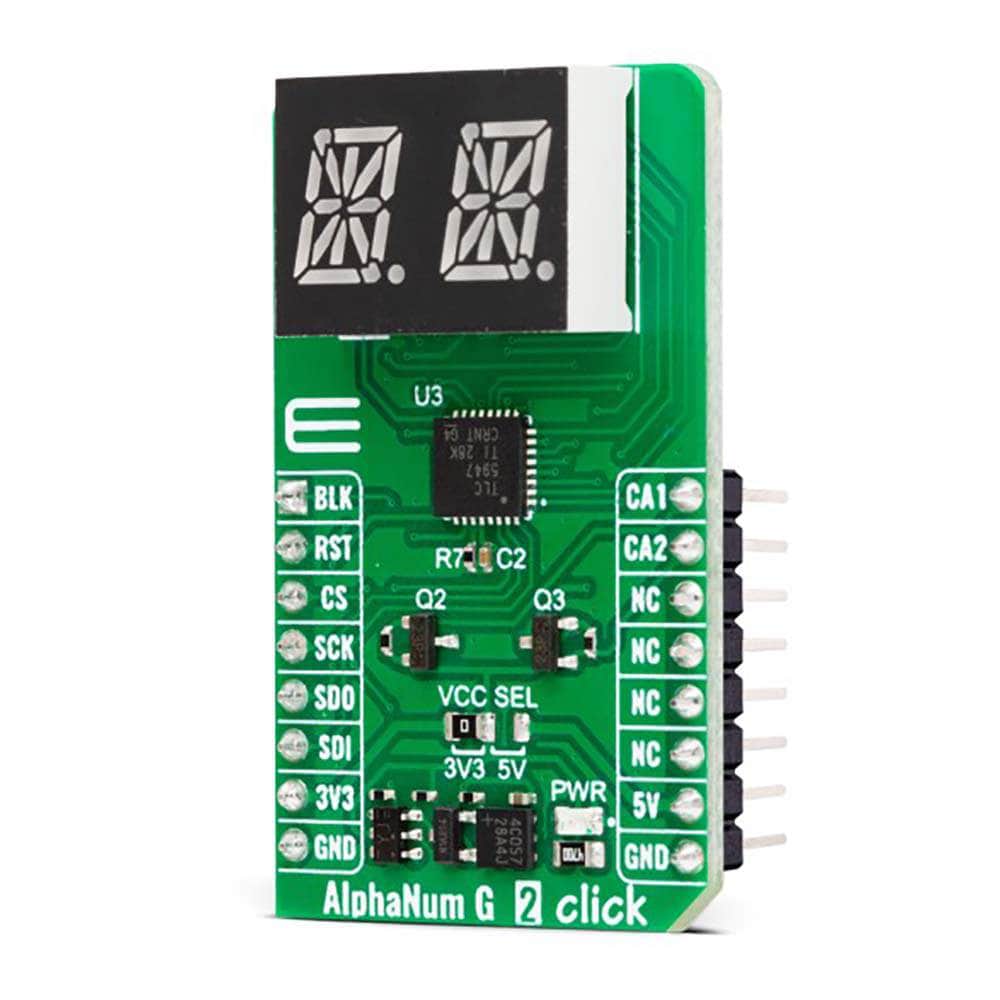 Mikroelektronika d.o.o. MIKROE-5903 AlphaNum G Click Board™ - The Debug Store UK