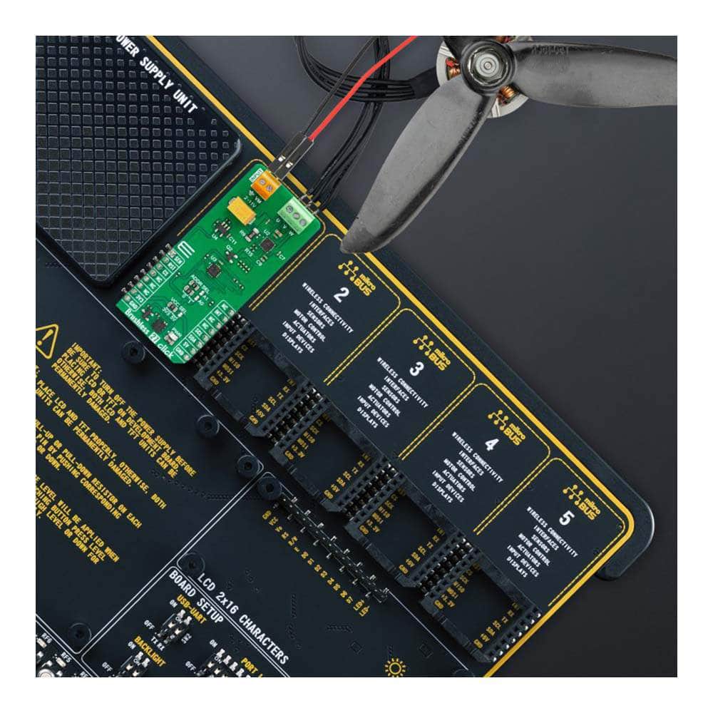 Mikroelektronika d.o.o. MIKROE-5910 Brushless 27 Click Board™ - The Debug Store UK