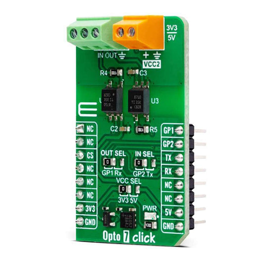 Mikroelektronika d.o.o. MIKROE-5923 Opto 7 Click Board™ - The Debug Store UK