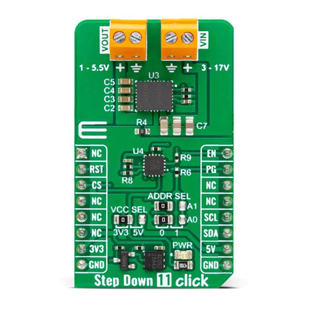 Mikroelektronika d.o.o. MIKROE-5936 Step Down 11 Click Board™ - The Debug Store UK