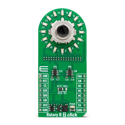 Mikroelektronika d.o.o. MIKROE-5974 Rotary B 2 Click Board™ - The Debug Store UK