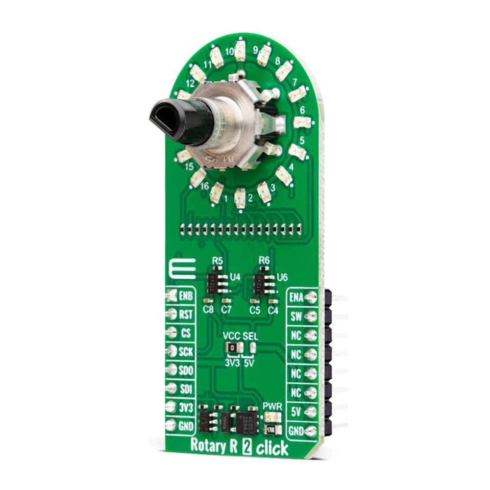 Mikroelektronika d.o.o. MIKROE-5975 Rotary R 2 Click Board - The Debug Store UK