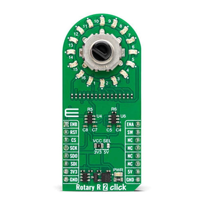 Mikroelektronika d.o.o. MIKROE-5975 Rotary R 2 Click Board - The Debug Store UK