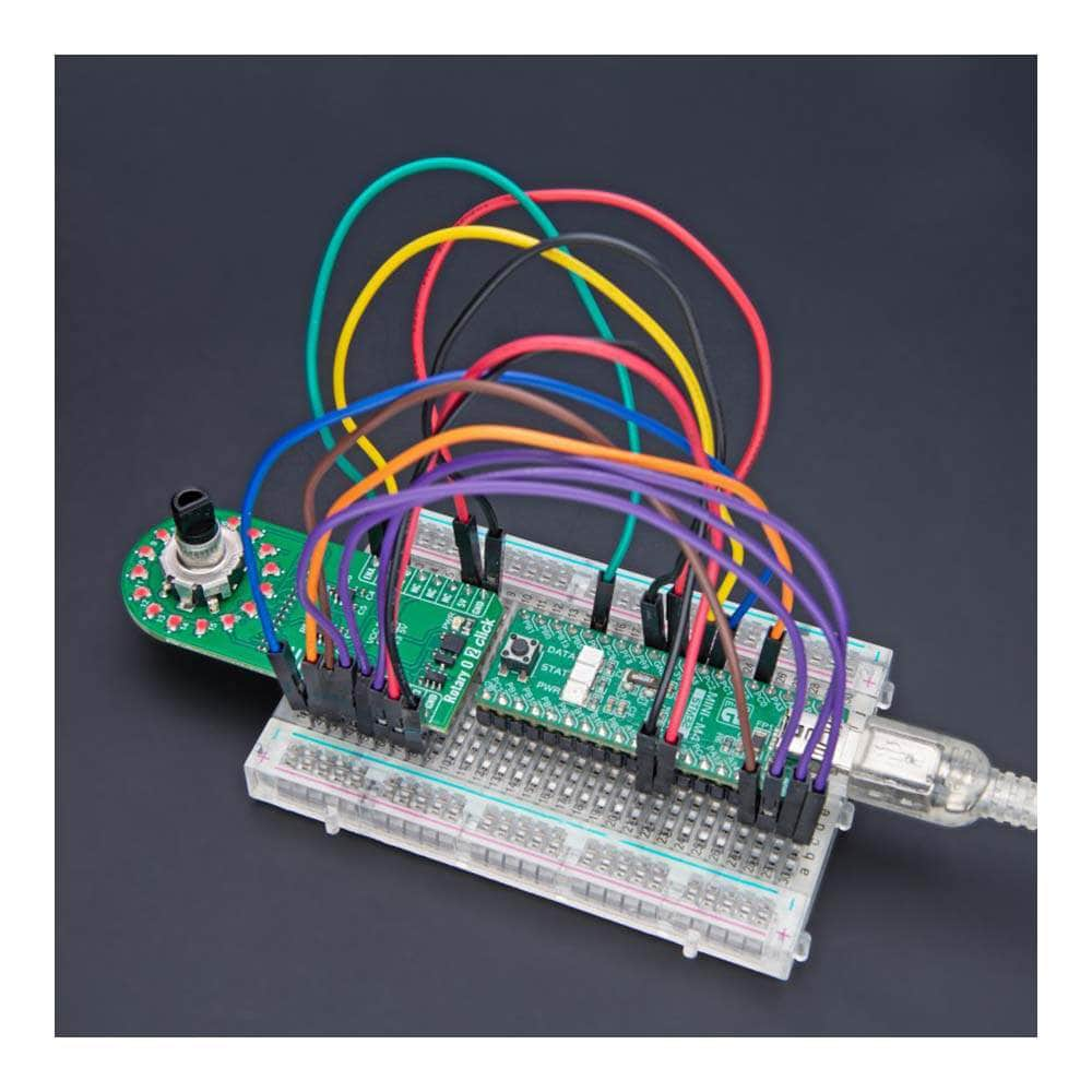 Mikroelektronika d.o.o. MIKROE-5975 Rotary R 2 Click Board - The Debug Store UK