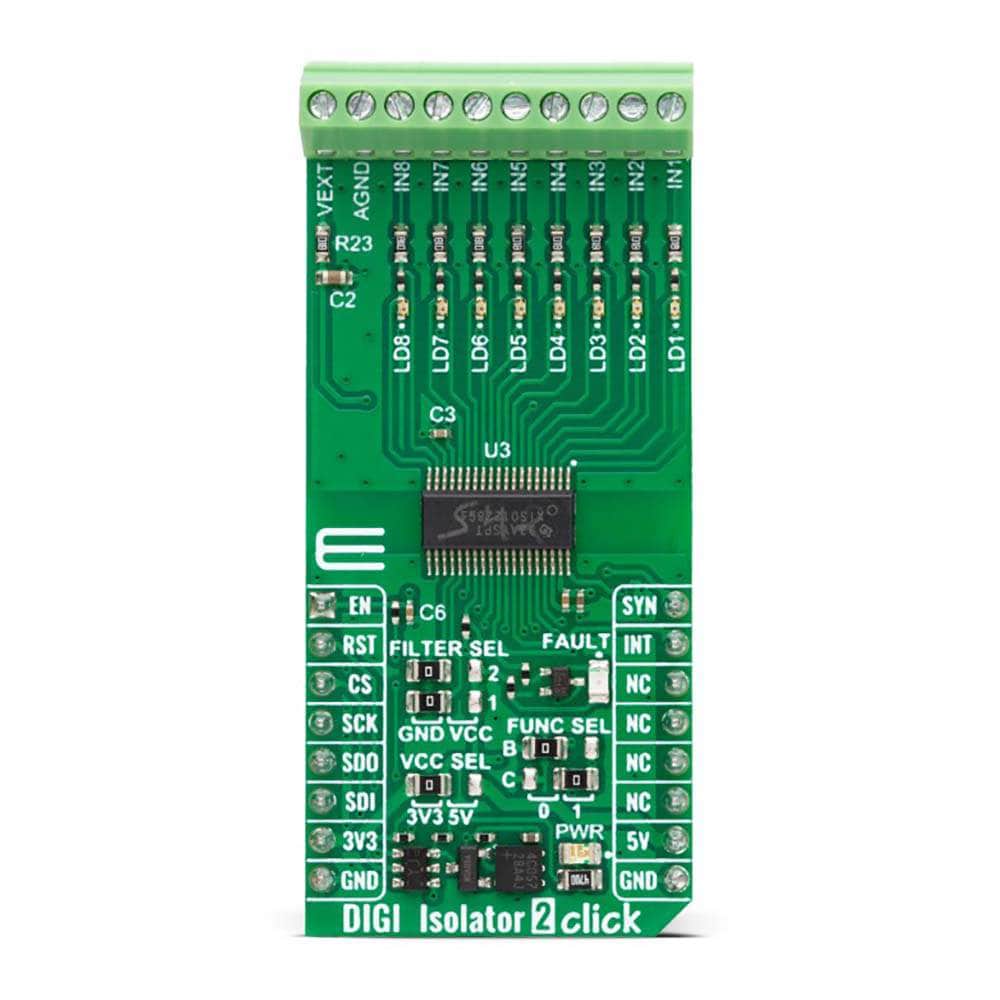 Mikroelektronika d.o.o. MIKROE-5981 DIGI Isolator 2 Click Board™ - The Debug Store UK