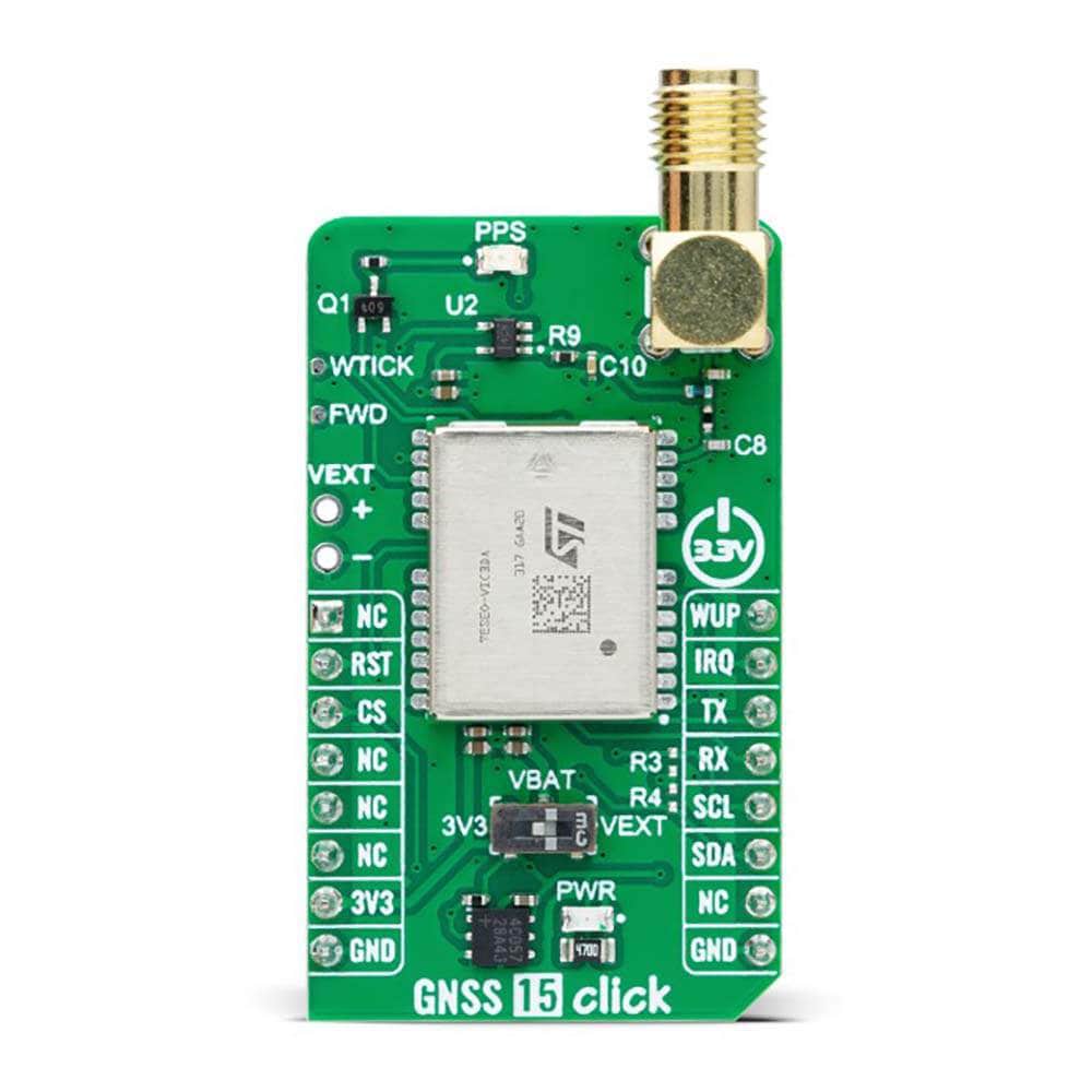 Mikroelektronika d.o.o. MIKROE-5987 GNSS 15 Click Board - The Debug Store UK