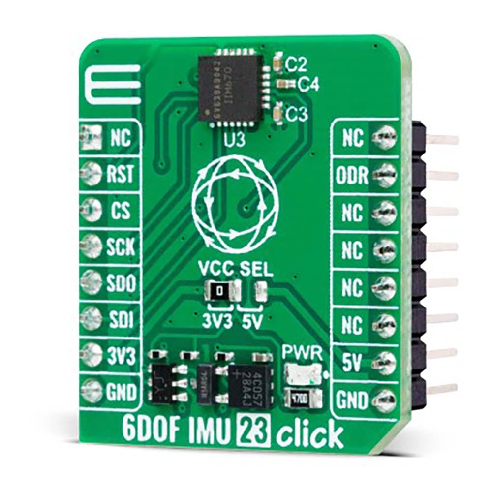 Mikroelektronika d.o.o. MIKROE-5999 6DOF IMU 23 Click Board - The Debug Store UK