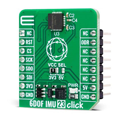 Mikroelektronika d.o.o. MIKROE-5999 6DOF IMU 23 Click Board - The Debug Store UK