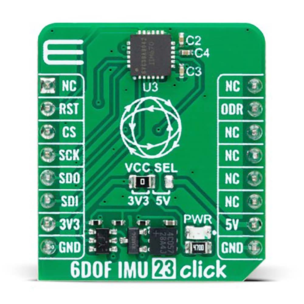 Mikroelektronika d.o.o. MIKROE-5999 6DOF IMU 23 Click Board - The Debug Store UK