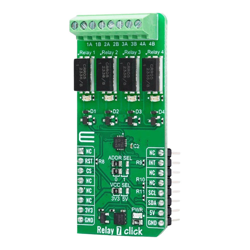 Mikroelektronika d.o.o. MIKROE-6000 Relay 7 Click Board™ - The Debug Store UK