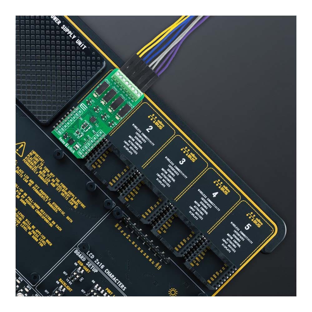 Mikroelektronika d.o.o. MIKROE-6000 Relay 7 Click Board™ - The Debug Store UK