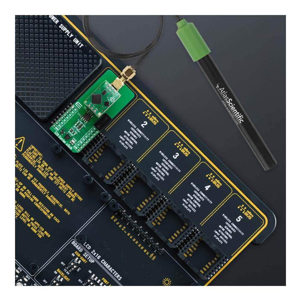 Mikroelektronika d.o.o. MIKROE-6011 EZO Carrier - Conductivity Click Board™ - The Debug Store UK