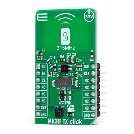 Mikroelektronika d.o.o. MIKROE-6016 MICRF Tx Click Board™ - The Debug Store UK