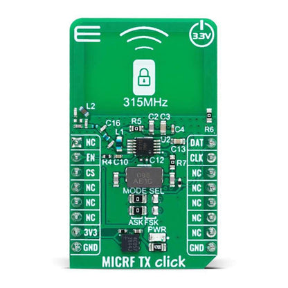 Mikroelektronika d.o.o. MIKROE-6016 MICRF Tx Click Board™ - The Debug Store UK