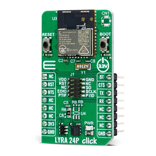 Mikroelektronika d.o.o. MIKROE-6021 Lyra 24P Click Board - The Debug Store UK