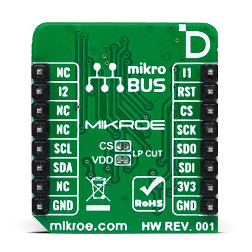 Mikroelektronika d.o.o. MIKROE-6040 6DOF IMU 16 Click Board - The Debug Store UK