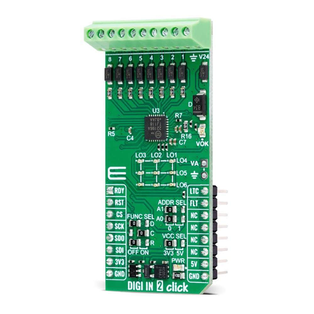 Mikroelektronika d.o.o. MIKROE-6049 DIGI IN 2 Click Board - The Debug Store UK