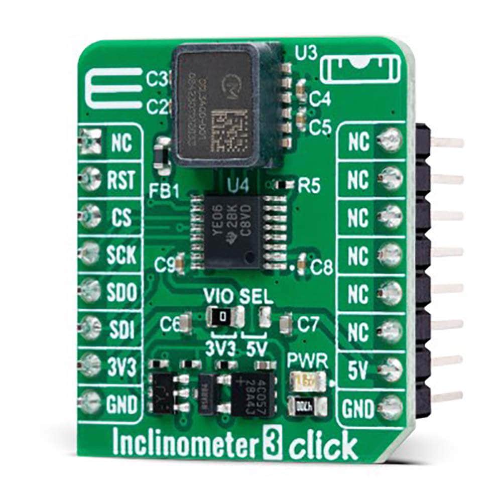 Mikroelektronika d.o.o. MIKROE-6050 Inclinometer 3 Click Board - The Debug Store UK