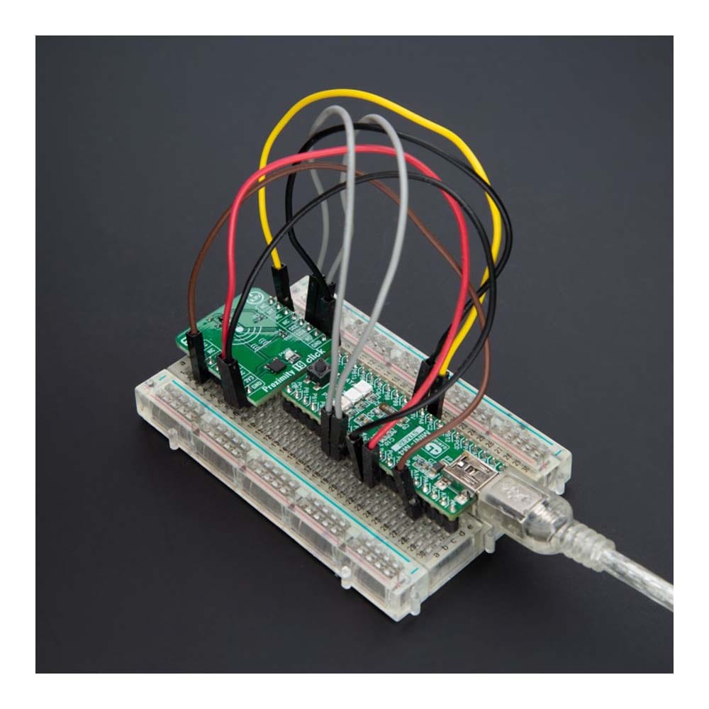 Mikroelektronika d.o.o. MIKROE-6062 Proximity 19 Click Board with Ambient Light Canceling - Advanced Proximity Sensing - The Debug Store UK