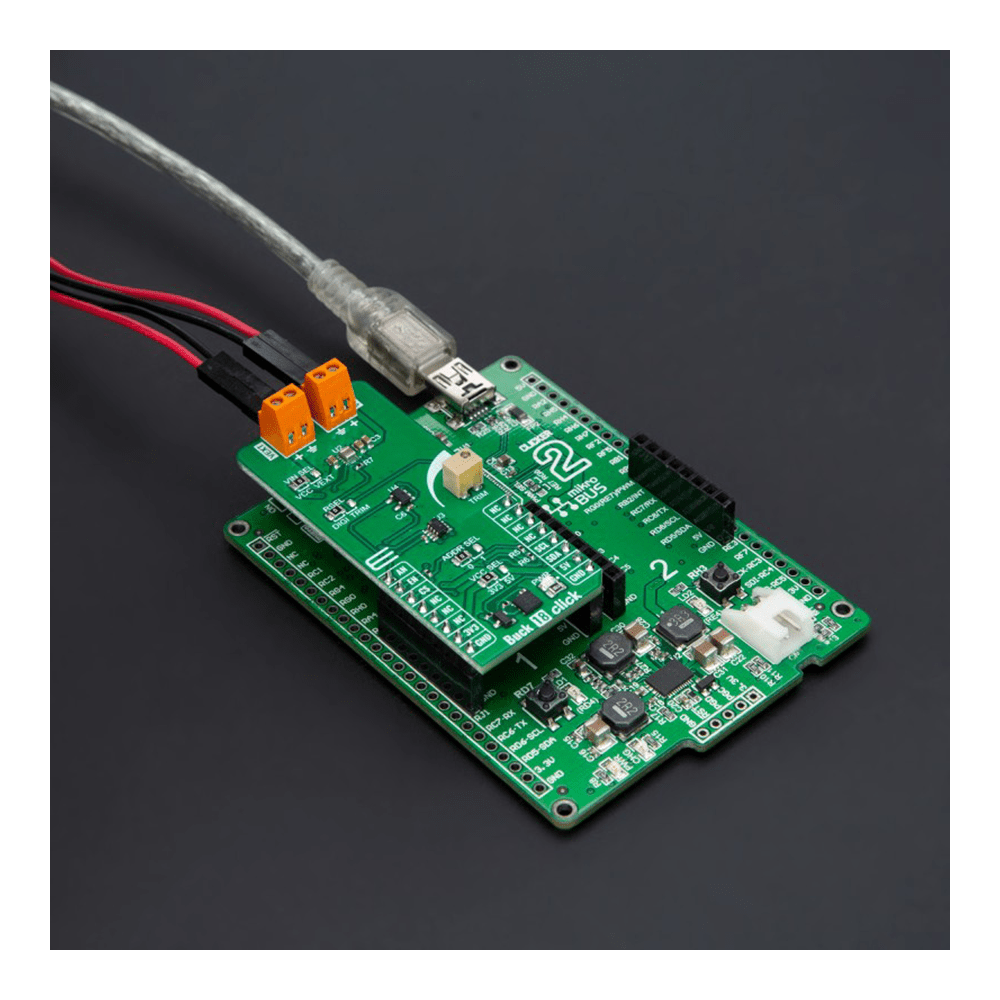 Mikroelektronika d.o.o. MIKROE-6071 Buck 18 Click Board™ - Ultra-Low Power Step-Down Voltage Converter - The Debug Store UK