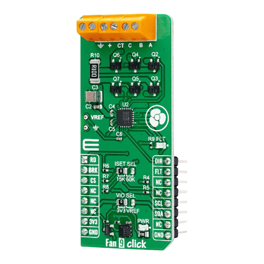 Mikroelektronika d.o.o. MIKROE-6103 Fan 9 Click Board -  Fan Speed Controller - The Debug Store UK