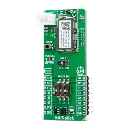 Mikroelektronika d.o.o. MIKROE-6114 BM78 Click Board - Bluetooth Module for Seamless Connectivity - The Debug Store UK