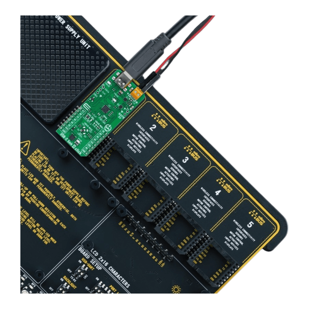 Mikroelektronika d.o.o. MIKROE-6124 USB Type-C Power Sink Controller for Versatile Device Charging - The Debug Store UK