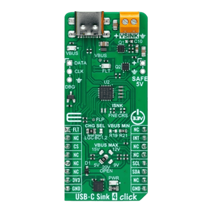 Mikroelektronika d.o.o. MIKROE-6124 USB Type-C Power Sink Controller for Versatile Device Charging - The Debug Store UK