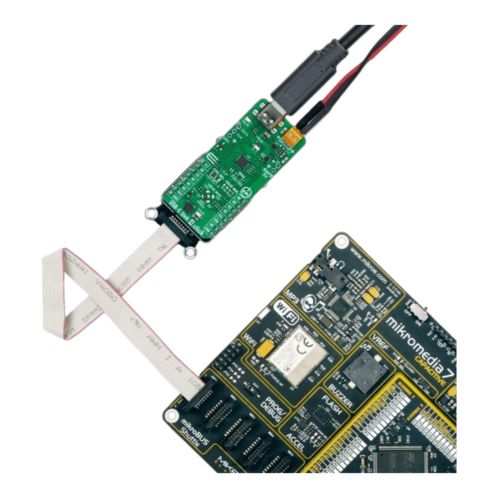 Mikroelektronika d.o.o. MIKROE-6124 USB Type-C Power Sink Controller for Versatile Device Charging - The Debug Store UK