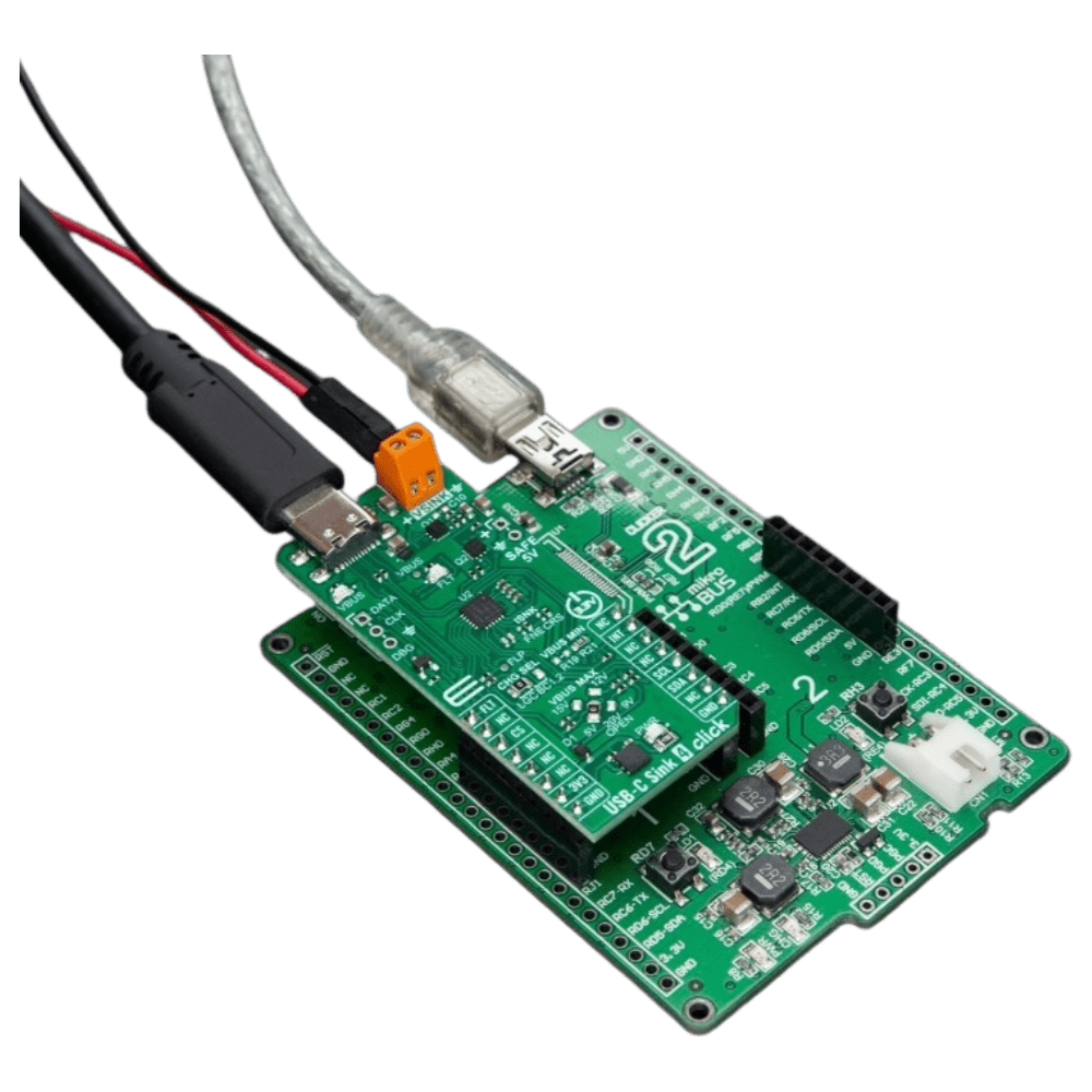 Mikroelektronika d.o.o. MIKROE-6124 USB Type-C Power Sink Controller for Versatile Device Charging - The Debug Store UK