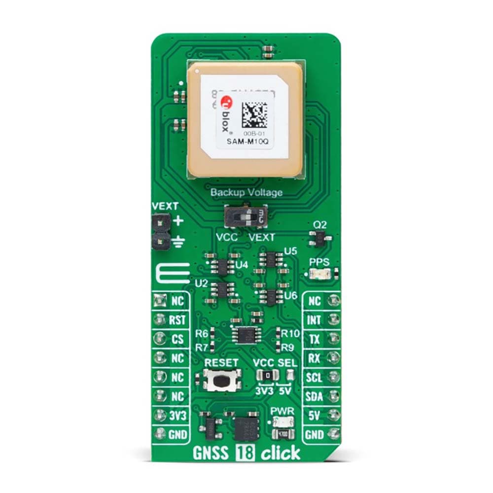 Mikroelektronika d.o.o. MIKROE-6127 GNSS 18 Click Board - The Debug Store UK